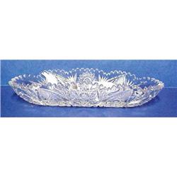 Cut Glass Celery  Oval Dish #917261