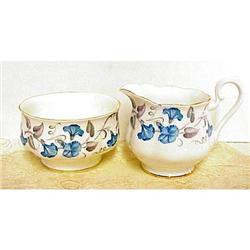 Royal Albert Cream & Sugar MORNING GLORY #917277