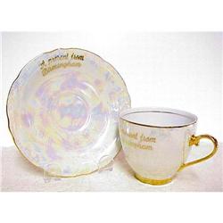 Stunning Cup & Saucer - Luster Finish #917292