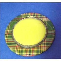 1934 Bakelite COMPACT Scottish Tartan #917299