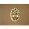 Image 1 : Ring  Oval  Aquamarine  Surrounded  With  #923825
