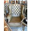 Image 1 : Pair of Leather Wing Chairs #924270