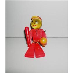 Bakelite Rare Vintage Baseball Player Brooch #924342