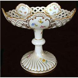  Meissen Reticulated Compote / Footed Bowl #924359