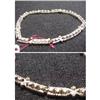 Image 1 : Rose Diamond and Silver Topped Gold Bracelet #924549