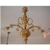 Image 1 : 19th cent. fire gilded ceiling lamp w. 2 frozen #924587