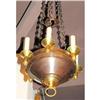 Image 1 : Art Deco quality bronze chandelier  6L #924749
