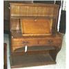 Image 1 : Unusual Arts & Crafts Oak Bureau Bookcase  #924772
