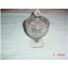 Image 1 : Candy jar & lid, dep., "Diamond Quilted" #950635