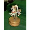 Image 1 : Porcelain Carousel Music Box Signed  #950700