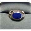 Image 1 : Sterling Silver .925 Lapis Lazula Ladies Ring #950732