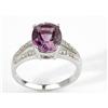 Image 1 : Amethyst and Diamond Ring #950747