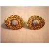 Image 1 : BEAUTIFUL VENDOME SIGNED EARRINGS W/GLASS FLECK #950767