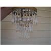 Image 1 : 3-Tier Glass Prism Ceiling Fixture #950835