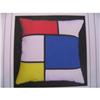 Image 1 : Pair of Mondrian Print pillows  #951105