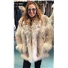 Image 1 : DAVID GREEN MASTER FURRIER: Ladies Natural Canadian Lynx Jacket