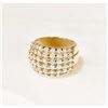 Image 1 : MJ MILLER: Ladies Diamond Ring Set In 18K Yellow Gold