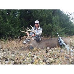 ORIGINAL KANSAS TROPHY: 5-Day Whitetail Deer Hunt for One Hunter in Kansas - Includes Trophy Fee