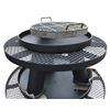 Image 1 : HB HUNTING PRODUCTS: 36" Steel Fire Pit with Grill and Shelf