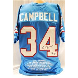 earl campbell autographed jersey