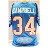 Image 1 : EARL CAMPBELL AUTOGRAPHED HOUSTON OILERS JERSEY