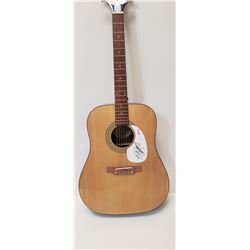 HANK WILLIAMS JR AUTOGRAPHED ACOUSTIC GUITAR