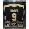 Image 1 : DREW BREES AUTOGRAPHED NEW ORLEANS SAINTS FRAMED JERSEY