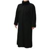 Image 2 : ALAN MICHAEL LEATHERWORKS: Long Women's Black Coat with Beaver Sheared Trim