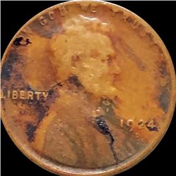 1924-D Lincoln Wheat Penny CIRCULATED