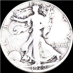 1920-D Walking Half Dollar NICELY CIRCULATED