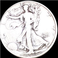 1920-S Walking Half Dollar NICELY CIRCULATED