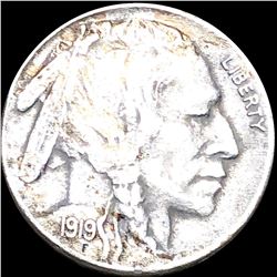 1919-D Buffalo Head Nickel NICELY CIRCULATED