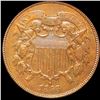 Image 1 : 1868 Two Cent Piece NEARLY UNCIRCULATED