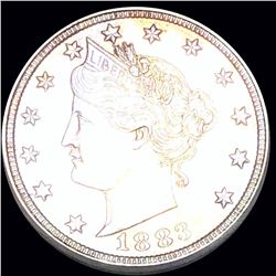 1883 Liberty Victory Nickel ABOUT UNCIRCULATED