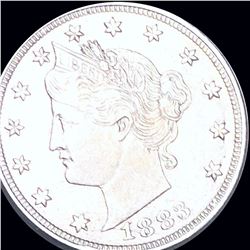 1883 Liberty Victory Nickel ABOUT UNCIRCULATED