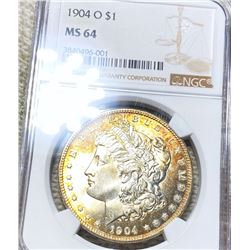 1904-O Morgan Silver Dollar NGC - MS64