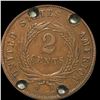 Image 2 : 1865 Two Cent Piece ABOUT UNCIRCULATED