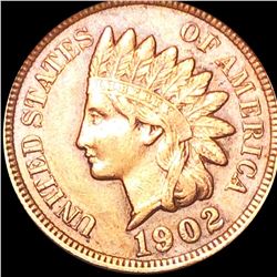1902 Indian Head Penny NEARLY UNCIRCULATED