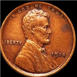 1914 Lincoln Wheat Penny CLOSELY UNCIRCULATED