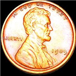 1909 V.D.B. Lincoln Wheat Penny CLOSELY UNC