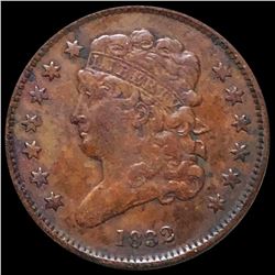 1832 Classic Head Half Cent LIGHTLY CIRCULATED