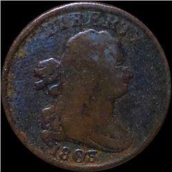 1803 Draped Bust Half Cent CIRCULATED