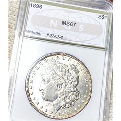 1896 Morgan Silver Dollar NGS - MS67