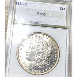 1882-O Morgan Silver Dollar NGS - MS66