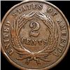 Image 2 : 1864 Two Cent Piece LIGHTLY CIRCULATED