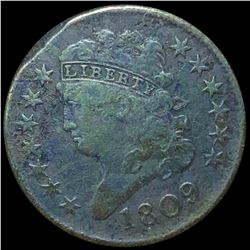 1809 Classic Head Half Cent NICELY CIRCULATED