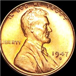 1947-S Lincoln Wheat Penny UNCIRCULATED