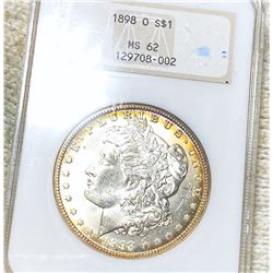 1898-O Morgan Silver Dollar NGC - MS62