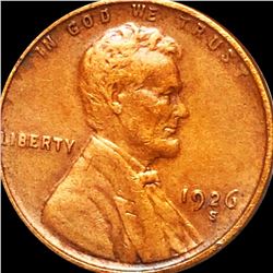 1926-S Lincoln Wheat Penny LIGHTLY CIRCULATED