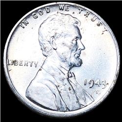 1943 Lincoln Steel Wheat Penny UNCIRCULATED